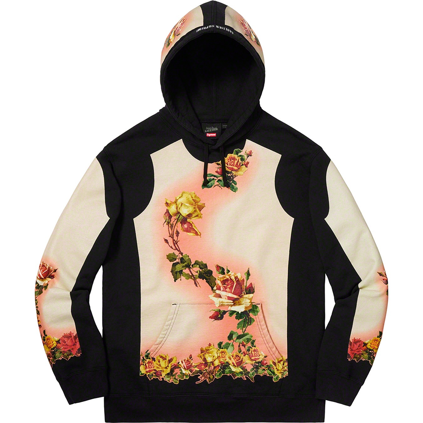 Supreme®/Jean Paul Gaultier® Floral Print Hooded Sweatshirt view 2